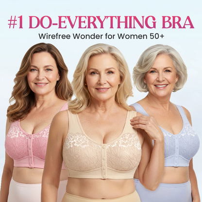 💥Front Closure Breathable Cotton Lifting Bra for Seniors