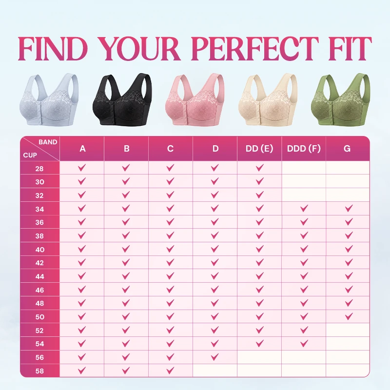 💥Front Closure Breathable Cotton Lifting Bra for Seniors