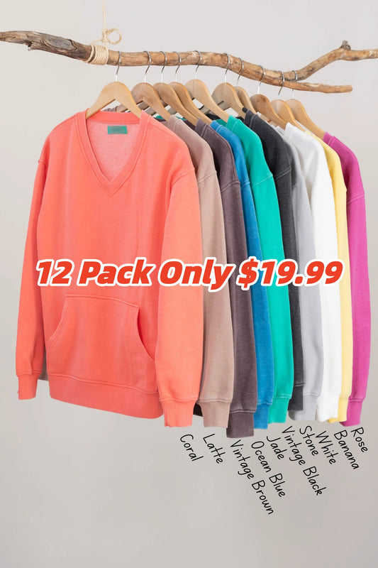 Cozy Campfire V-Neck Sweatshirt